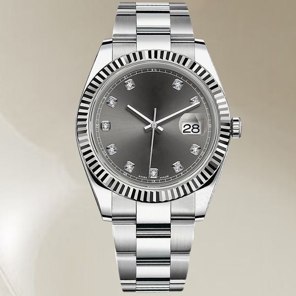 men's watch automatic mechanical watches 36mm 41mm full stainless steel luminous waterproof women watch couples style classic wristwatc, Slivery;brown
men's watch automatic mechanical watches 36mm 41mm full stainless steel luminous waterproof women watch couples style classic wristwatc, Slivery;brown