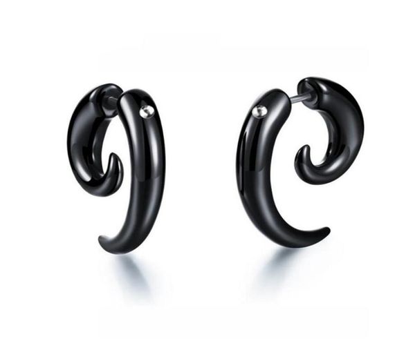 stud punk black spiral earring for men women hiphop jewelry brinco masculino kpop kolczyki accessories whole1440070, Golden;silver
stud punk black spiral earring for men women hiphop jewelry brinco masculino kpop kolczyki accessories whole1440070, Golden;silver