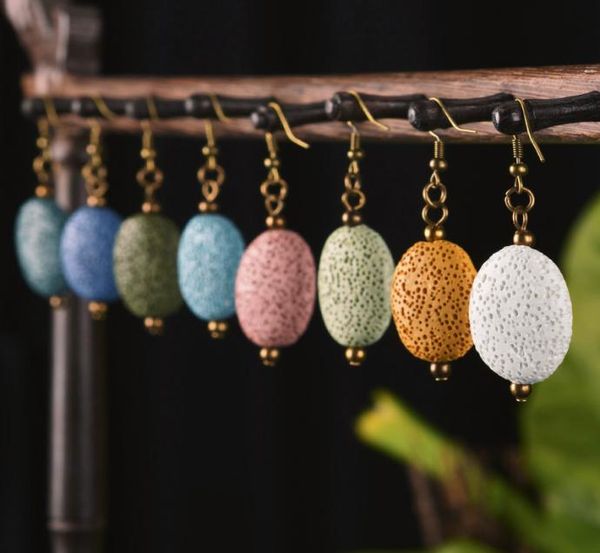 oval natural lava stone earrings diy aromatherapy essential oil diffuser earrings dress accessories jewelry6167746, Golden
oval natural lava stone earrings diy aromatherapy essential oil diffuser earrings dress accessories jewelry6167746, Golden