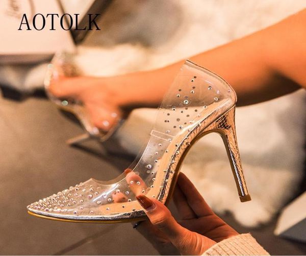 women high heels jelly shoes lady summer pumps transparent diamond point toe thin high heels fashion party shoes plush size15986358, Black
women high heels jelly shoes lady summer pumps transparent diamond point toe thin high heels fashion party shoes plush size15986358, Black