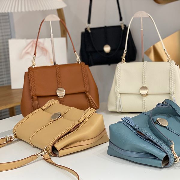 penelope calfskin shoulder bag cowhide leather fashion luxury designer women quality tote handbag tassel handle bag braid crossbody bags
penelope calfskin shoulder bag cowhide leather fashion luxury designer women quality tote handbag tassel handle bag braid crossbody bags