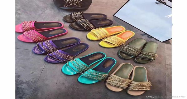 actual shoes big size 40 41 42 genuine leather chain slide flat sandals luxury women designer outdoor beach fashion causal rubber5312286, Black
actual shoes big size 40 41 42 genuine leather chain slide flat sandals luxury women designer outdoor beach fashion causal rubber5312286, Black