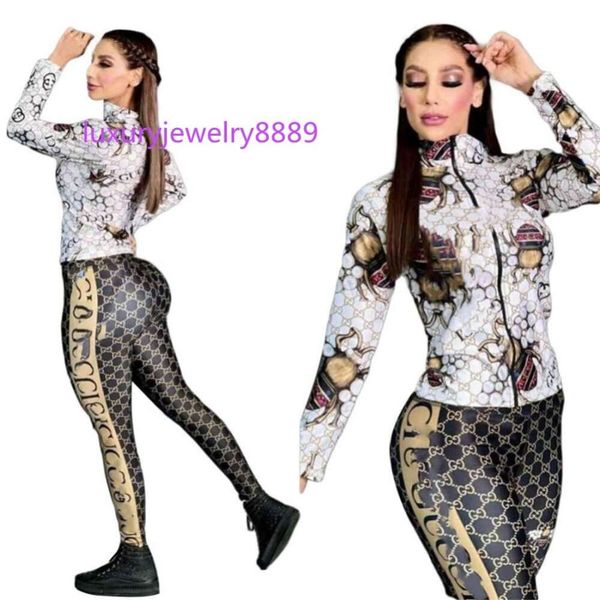 2023 designer women tracksuits jogger suits letter print 2 piece set long sleeve lady outfit sweatsuits stand collar clothes, Gray
2023 designer women tracksuits jogger suits letter print 2 piece set long sleeve lady outfit sweatsuits stand collar clothes, Gray