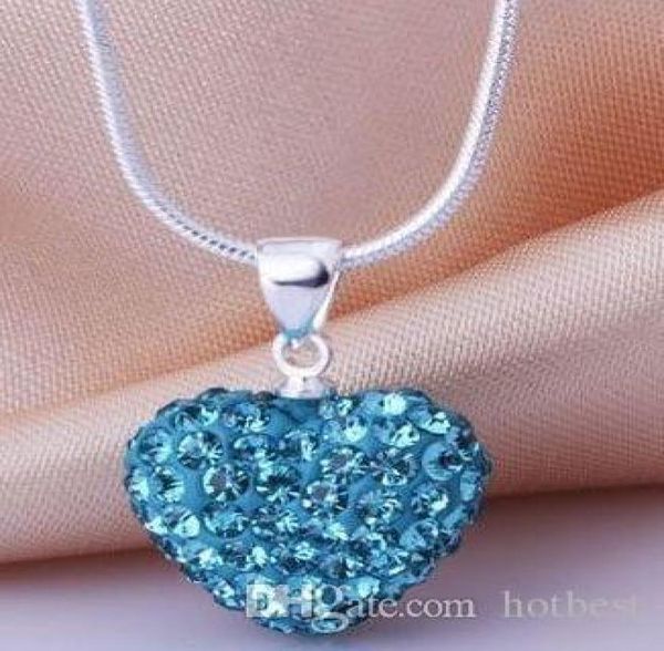 fashion new wedding mircro pave disco mix colors beads clay heart silver plated crystall crystal necklace pendant women6467718
fashion new wedding mircro pave disco mix colors beads clay heart silver plated crystall crystal necklace pendant women6467718