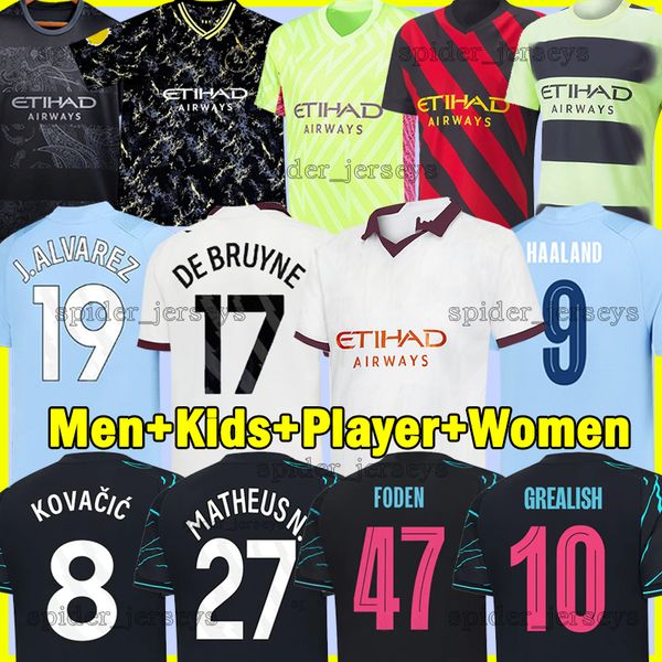 23 24 haaland soccer jerseys doku grealish matheus n. mans cities 2023 2024 mahrez de bruyne j.alvarez kovacic foden bernardo rodrigo men ki, Black;yellow
23 24 haaland soccer jerseys doku grealish matheus n. mans cities 2023 2024 mahrez de bruyne j.alvarez kovacic foden bernardo rodrigo men ki, Black;yellow
