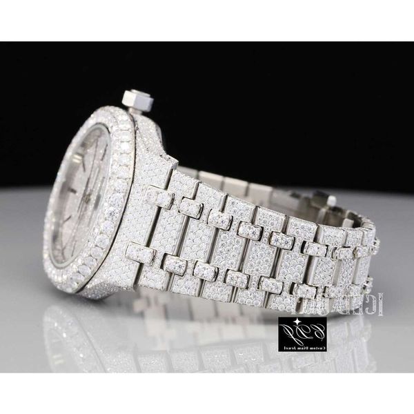 b5hb dwei lab grown round cut diamond watch men hip hop jewelry luxury bust down handmade watch manufacture automatic watch06qm, Slivery;brown
b5hb dwei lab grown round cut diamond watch men hip hop jewelry luxury bust down handmade watch manufacture automatic watch06qm, Slivery;brown