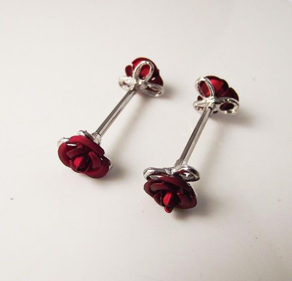 2 piece crystal nipple ring rose flower nipple shield rings body piercing jewelry double red flower women gift9591692, Silver
2 piece crystal nipple ring rose flower nipple shield rings body piercing jewelry double red flower women gift9591692, Silver