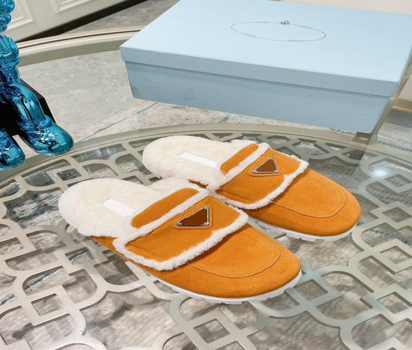 women039s flat bottom maomao half slippers with novel style comfortable upper foot triangle logo design baotou slipper size 36535139, Black
women039s flat bottom maomao half slippers with novel style comfortable upper foot triangle logo design baotou slipper size 36535139, Black