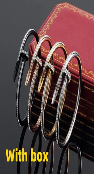 n5 classic bangles gold silver nail bracelet titanium steel cuff bangle nlay diamond bracelets womens mens love jewelry gift c80007883897, Black
n5 classic bangles gold silver nail bracelet titanium steel cuff bangle nlay diamond bracelets womens mens love jewelry gift c80007883897, Black