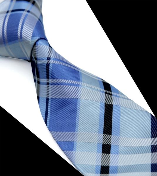 t089 mens ties necktie light blue navy checked scottish plaid 100 silk jacquard woven new casual business formal whole 2754891, Blue;purple
t089 mens ties necktie light blue navy checked scottish plaid 100 silk jacquard woven new casual business formal whole 2754891, Blue;purple