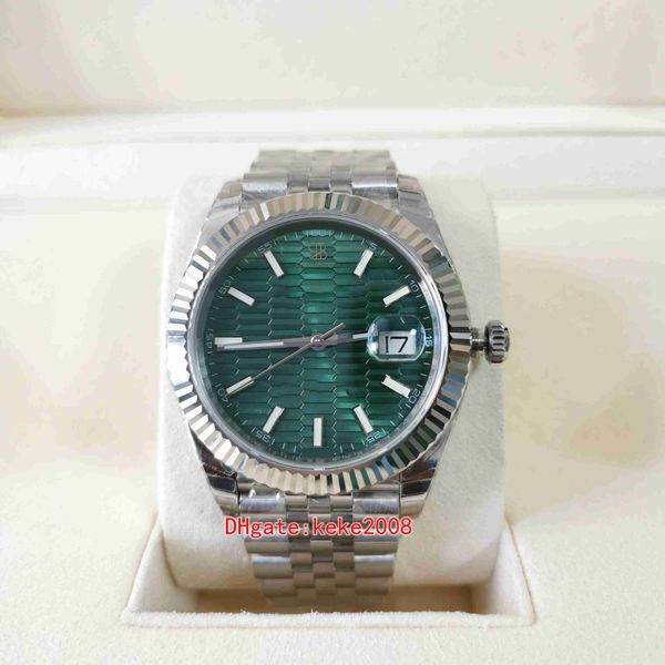 perfect quality ew v2 126334 41mm mens watches stainless steel green dial jubilee bracelet eta 3235 movement automatic mechanical men watch, Slivery;brown
perfect quality ew v2 126334 41mm mens watches stainless steel green dial jubilee bracelet eta 3235 movement automatic mechanical men watch, Slivery;brown
