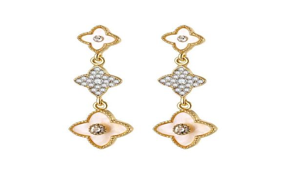 fashion retro pendant earrings for women fourleaf clover gold micro wax zircon drop s925 needle stud earring jewelry whole da1407295, Silver
fashion retro pendant earrings for women fourleaf clover gold micro wax zircon drop s925 needle stud earring jewelry whole da1407295, Silver