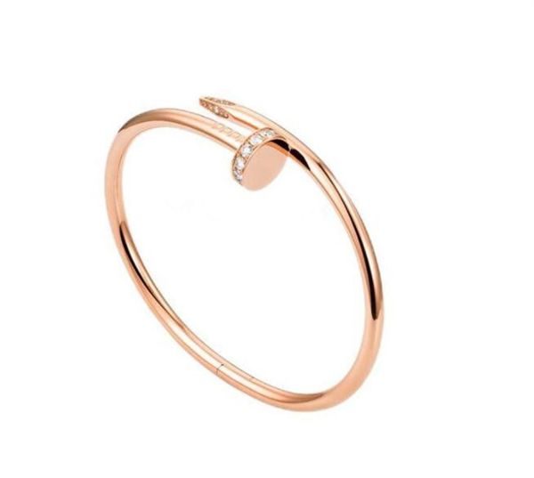 classic nail bracelet mens bracelets 2021 designer bangle luxury jewelry women titanium steel alloy goldplated craft gold silver 2334519, Black
classic nail bracelet mens bracelets 2021 designer bangle luxury jewelry women titanium steel alloy goldplated craft gold silver 2334519, Black