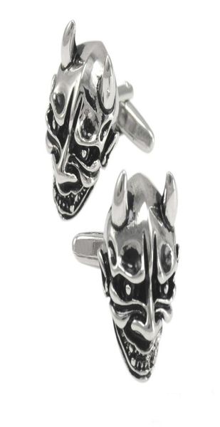 

savoyshi ancient silver skull cufflinks for mens shirt brand cuff bottons ghosts skeleton cufflinks men jewelry9152632