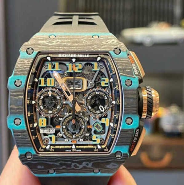 richardmille mechanical wrist watch swiss watch sport wristwatch richardmiller rm rm11-03 ntpt edition limited 200 49.94x44.5mm diameter -e3
richardmille mechanical wrist watch swiss watch sport wristwatch richardmiller rm rm11-03 ntpt edition limited 200 49.94x44.5mm diameter -e3