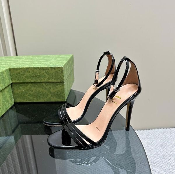 latest women's sandals slim high heel round head wrap heel ankle strap buckle upper lacquer leather sole 10cm size 35-41+box, Black
latest women's sandals slim high heel round head wrap heel ankle strap buckle upper lacquer leather sole 10cm size 35-41+box, Black