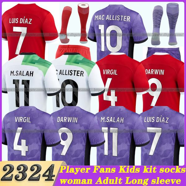 new 23 24 darwin england club soccer jerseys luis diaz gakpo 2023 2024 mac allister szoboszlai home away 3rd gk football shirt elliott men k, Black;yellow
new 23 24 darwin england club soccer jerseys luis diaz gakpo 2023 2024 mac allister szoboszlai home away 3rd gk football shirt elliott men k, Black;yellow