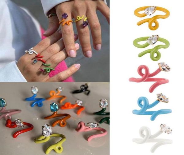 cluster rings 2021 punk colorful neon enamel band women finger open adjusted wrap wire entangle animal7642196, Golden;silver
cluster rings 2021 punk colorful neon enamel band women finger open adjusted wrap wire entangle animal7642196, Golden;silver