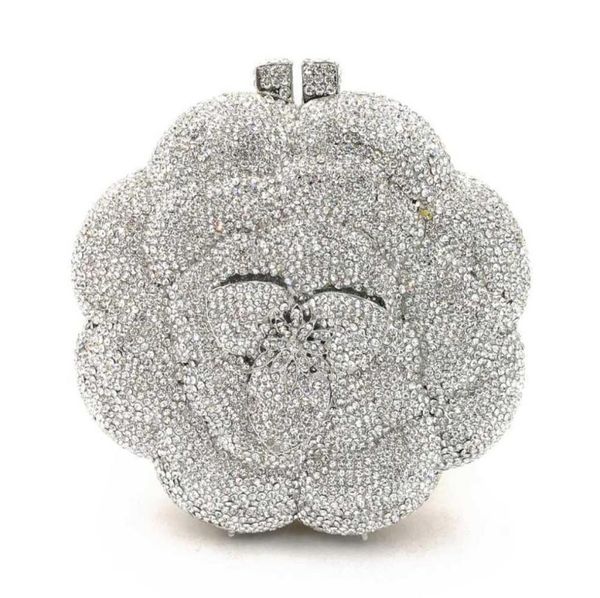 luxury silver color floral clutch evening bag for wedding fashion crystal bridal clutches women party purse mini ladies handbag q08924049
luxury silver color floral clutch evening bag for wedding fashion crystal bridal clutches women party purse mini ladies handbag q08924049