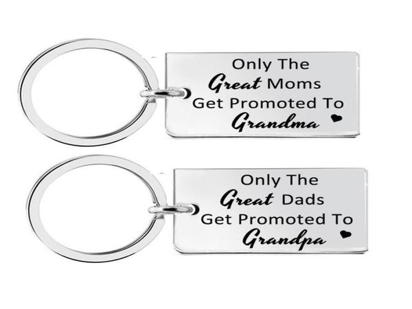 keychains only the great moms get promoted to grandma grandpa keychain mothers fathers day gift from kids soon be1826340, Silver 
keychains only the great moms get promoted to grandma grandpa keychain mothers fathers day gift from kids soon be1826340, Silver