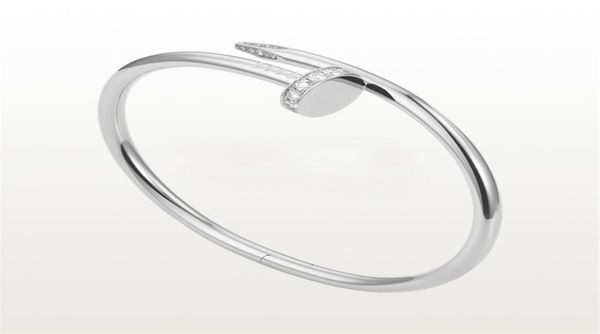 nail bracelet designer bracelets luxury jewelry for women bangle fashion accessories titanium steel alloy goldplated craft never 5257800, White
nail bracelet designer bracelets luxury jewelry for women bangle fashion accessories titanium steel alloy goldplated craft never 5257800, White