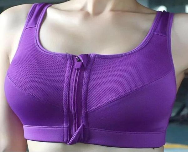 sports bra women fitness cycling walking yoga push up underwear comfort high impact bras front zipper removable pads5753479, White;black
sports bra women fitness cycling walking yoga push up underwear comfort high impact bras front zipper removable pads5753479, White;black