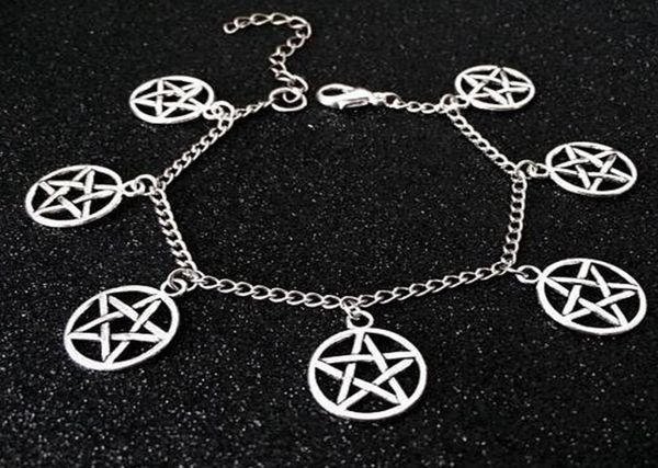 fashion jewellery supernatural power pentagram witchcraft gothic pentacle bracelet charm pendant braided rope bracelet women men2342621, Golden;silver
fashion jewellery supernatural power pentagram witchcraft gothic pentacle bracelet charm pendant braided rope bracelet women men2342621, Golden;silver