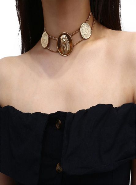 egyptian pharaoh nefertiti choker necklace women golden vintage ancient egypt totem alloy necklace fashion jewelry ship3576690, Golden;silver
egyptian pharaoh nefertiti choker necklace women golden vintage ancient egypt totem alloy necklace fashion jewelry ship3576690, Golden;silver