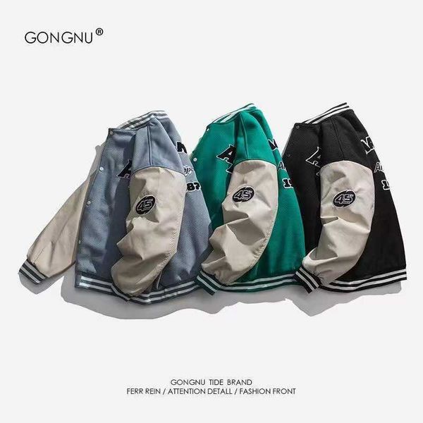 2023 spring autumn men's jacket baseball jersey embroidered letter academy style casual sports loose men's coat jacket three color, Black;brown
2023 spring autumn men's jacket baseball jersey embroidered letter academy style casual sports loose men's coat jacket three color, Black;brown