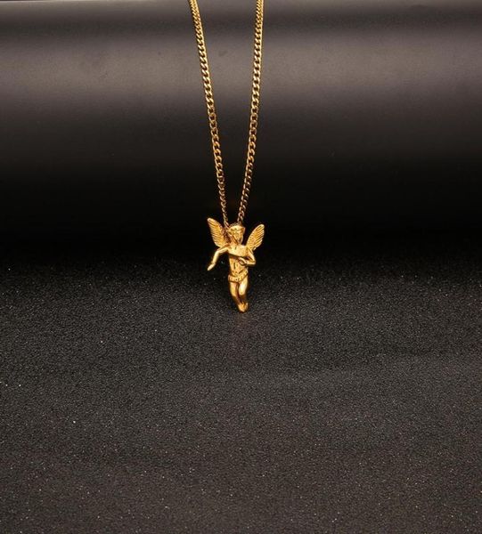 new hip hop jewelry angel pendant necklace stainless gold plated with 60cm chain for men nice lover gift rapper accessories je4091765, Silver
new hip hop jewelry angel pendant necklace stainless gold plated with 60cm chain for men nice lover gift rapper accessories je4091765, Silver