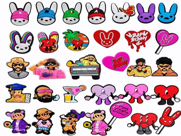 shoe parts accessories bad bunny charms decoration for sandals cartoon girls boys kids teens men women part zcharmstore ot6je3685680, White;pink
shoe parts accessories bad bunny charms decoration for sandals cartoon girls boys kids teens men women part zcharmstore ot6je3685680, White;pink