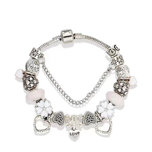 charm bracelet heart diamond beads charms love pendant fit for 925 silver snake chain diy accessories bangle with nylon bag or box335z, Golden;silver
charm bracelet heart diamond beads charms love pendant fit for 925 silver snake chain diy accessories bangle with nylon bag or box335z, Golden;silver