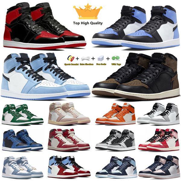 1 1s mens basketball shoes palomino bred patent spider verse washed pink lucky green university blue chill lost found royal toe dark mocha m
1 1s mens basketball shoes palomino bred patent spider verse washed pink lucky green university blue chill lost found royal toe dark mocha m