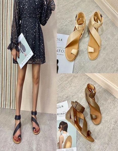 2020 summer new comfortable leather flat sandals casual women039s oneline buckle fashion sandals women039s beach shoes1256738, Black
2020 summer new comfortable leather flat sandals casual women039s oneline buckle fashion sandals women039s beach shoes1256738, Black