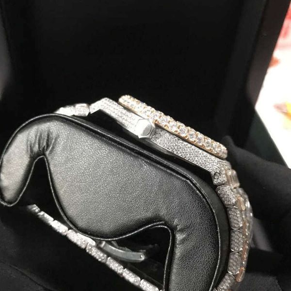 qaya wristwatch new version skeleton vvs1 diamonds watch pass tt rose gold mixed sier mechanical eta movement men luxury iced out s, Silver
qaya wristwatch new version skeleton vvs1 diamonds watch pass tt rose gold mixed sier mechanical eta movement men luxury iced out s, Silver