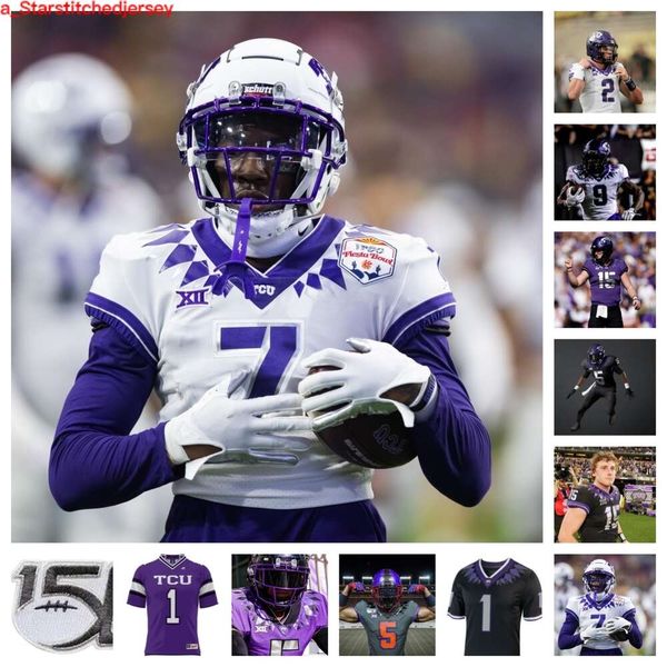 2023 tcu horned frogs football jersey 12 terrence cooks jr. 0 cam cook 18 jack bech 26 grant tisdale 21 bud clark 24 avery helm 94 micheal i, Black
2023 tcu horned frogs football jersey 12 terrence cooks jr. 0 cam cook 18 jack bech 26 grant tisdale 21 bud clark 24 avery helm 94 micheal i, Black