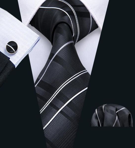 new arrivals black and gray gradient plaid mens tie hankerchief cufflinks set silk business casual party necktie jacquard woven n8434773, Black;blue
new arrivals black and gray gradient plaid mens tie hankerchief cufflinks set silk business casual party necktie jacquard woven n8434773, Black;blue