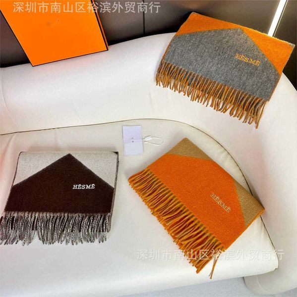 scarves designer h new brand cashmere scarf for women's high grade autumn/winter thickened winter fringe color matching shawl 947d, Blue;gray
scarves designer h new brand cashmere scarf for women's high grade autumn/winter thickened winter fringe color matching shawl 947d, Blue;gray
