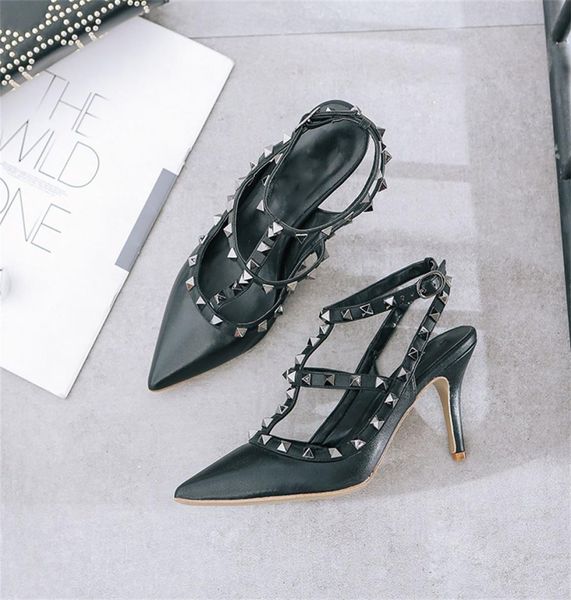 summer women039s sandals fashion design beautiful rivets decorated comfortable inner stiletto sandals women shoes size 34421825228, Black
summer women039s sandals fashion design beautiful rivets decorated comfortable inner stiletto sandals women shoes size 34421825228, Black
