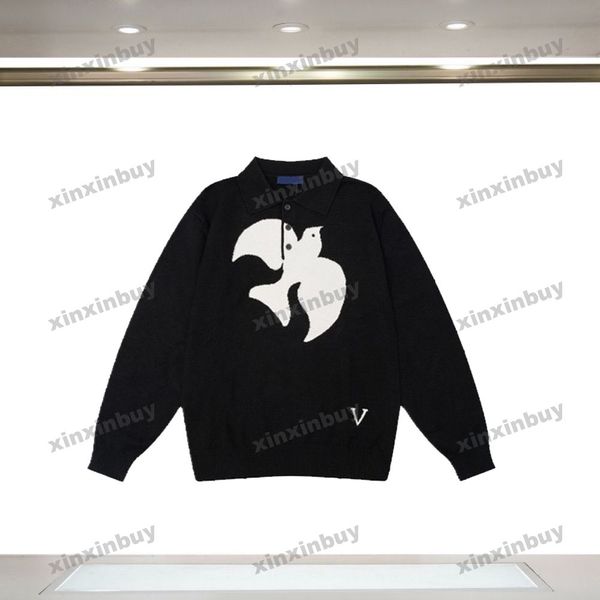 xinxinbuy men designer hoodie sweatshirt 23ss paris peace dove letter jacquard pattern long sleeve women green black purple s-xl, Black;brown
xinxinbuy men designer hoodie sweatshirt 23ss paris peace dove letter jacquard pattern long sleeve women green black purple s-xl, Black;brown