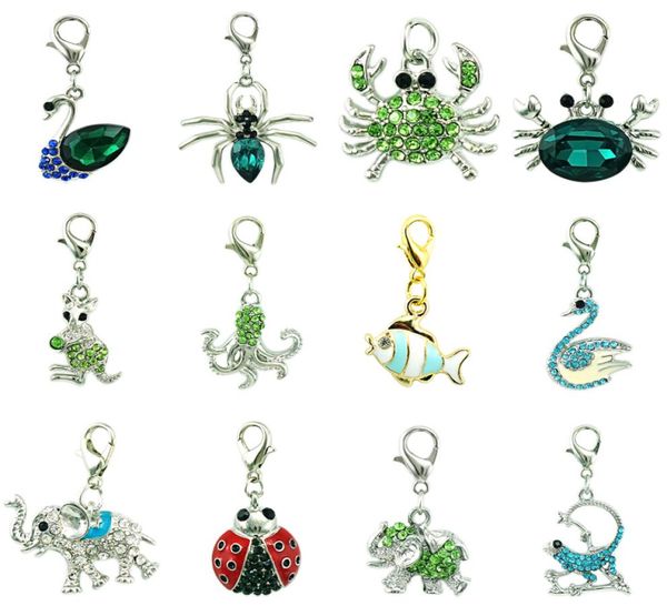 diy mix new fashion green crystal dangle floating animal pendant lobster clasp charms for jewelry accessories3400677, Bronze;silver
diy mix new fashion green crystal dangle floating animal pendant lobster clasp charms for jewelry accessories3400677, Bronze;silver