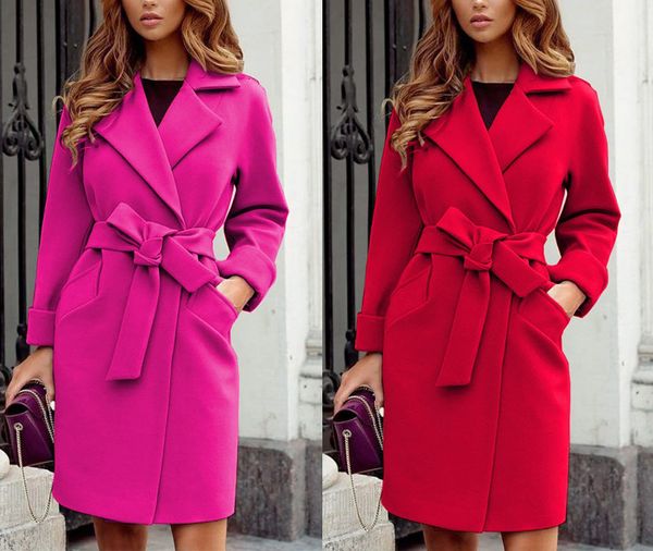 womens wool blends autumn and winter womens fashionable slim fit temperament woolen coat suit collar belt slim tie longsleeved woolen coat 2, Black
womens wool blends autumn and winter womens fashionable slim fit temperament woolen coat suit collar belt slim tie longsleeved woolen coat 2, Black