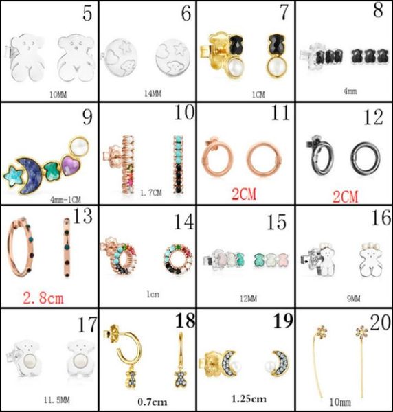 2020 100 925 sterling silver bear stud earrings classic pierced stud earrings jewelry manufacturers whole 43397543, Golden;silver
2020 100 925 sterling silver bear stud earrings classic pierced stud earrings jewelry manufacturers whole 43397543, Golden;silver
