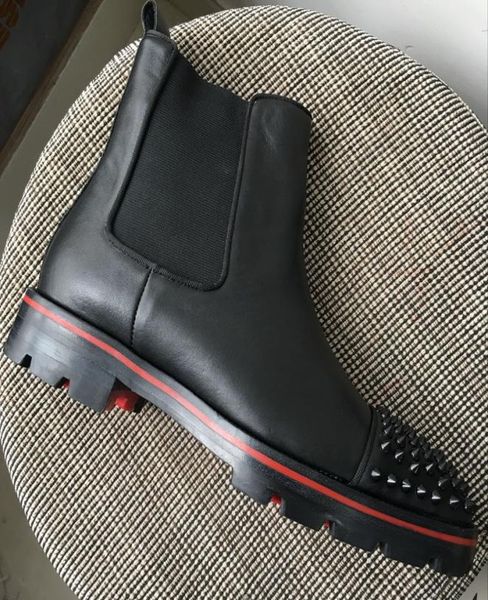 new arrival men studded spikes toe s boots brand designer black genuine leather high autumn winter ankle boots 39-462024907
new arrival men studded spikes toe s boots brand designer black genuine leather high autumn winter ankle boots 39-462024907