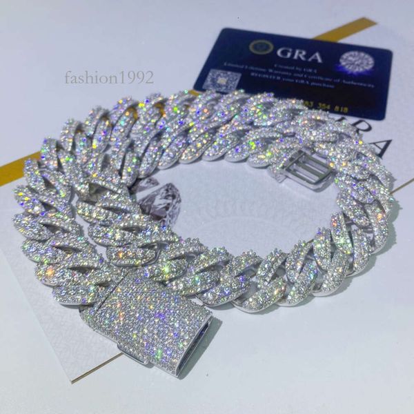 Custom Vvs Moissanite Diamond Cuban Link Chain Ice Out 18Mm Hip Hop Men Jewelry Pendant Necklace Miami Cuban Chain
Custom Vvs Moissanite Diamond Cuban Link Chain Ice Out 18Mm Hip Hop Men Jewelry Pendant Necklace Miami Cuban Chain