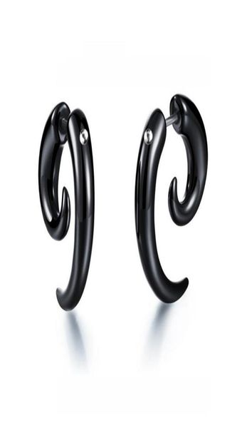 stud punk black spiral earring for men women hiphop jewelry brinco masculino kpop kolczyki accessories whole3538931, Golden;silver
stud punk black spiral earring for men women hiphop jewelry brinco masculino kpop kolczyki accessories whole3538931, Golden;silver