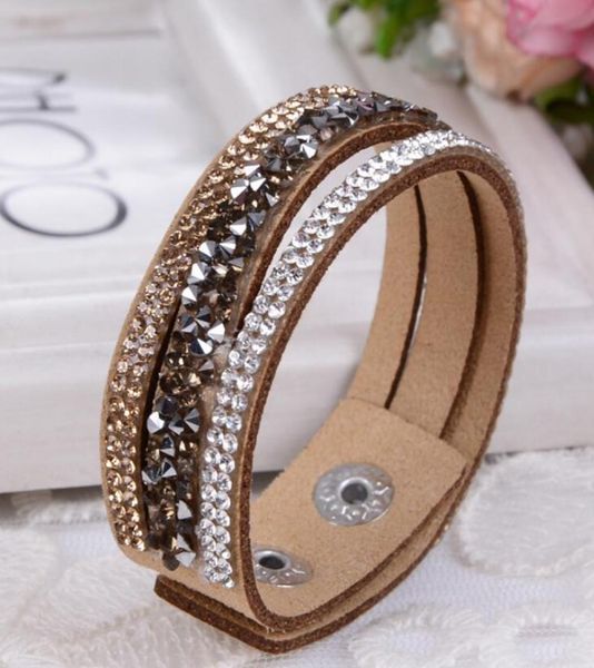 new punk rhinestone multilayer wrap leather bracelets handmade slake leather bracelets with crystals couple jewelry ps24773240049, Golden;silver
new punk rhinestone multilayer wrap leather bracelets handmade slake leather bracelets with crystals couple jewelry ps24773240049, Golden;silver