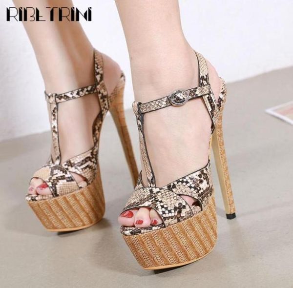 ribetrini party super high heels platform shoes attractive print women sandals summer cool dating sandals3799546, Black
ribetrini party super high heels platform shoes attractive print women sandals summer cool dating sandals3799546, Black