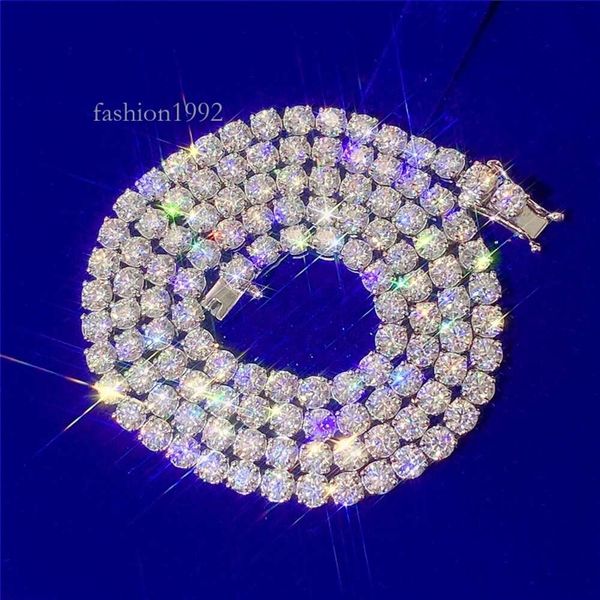 selling 3mm 10k 14k solid gold classic necklace chain vvs moissanite mens necklace tennis chain, Silver
selling 3mm 10k 14k solid gold classic necklace chain vvs moissanite mens necklace tennis chain, Silver
