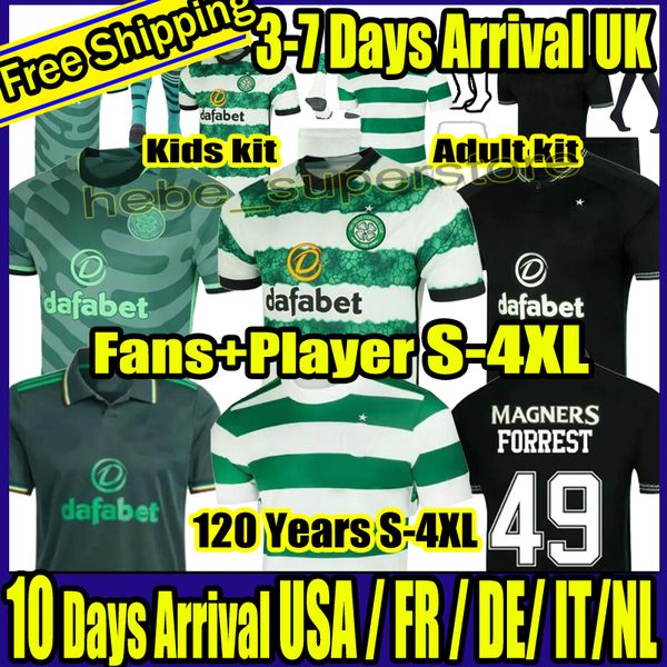 s-4xl 120 years 2023 2024 fans player 22 23 24 celtic soccer jerseys edouard mcgregor football shirt griffiths kyogo jota kids uniforms adul, Black;yellow
s-4xl 120 years 2023 2024 fans player 22 23 24 celtic soccer jerseys edouard mcgregor football shirt griffiths kyogo jota kids uniforms adul, Black;yellow